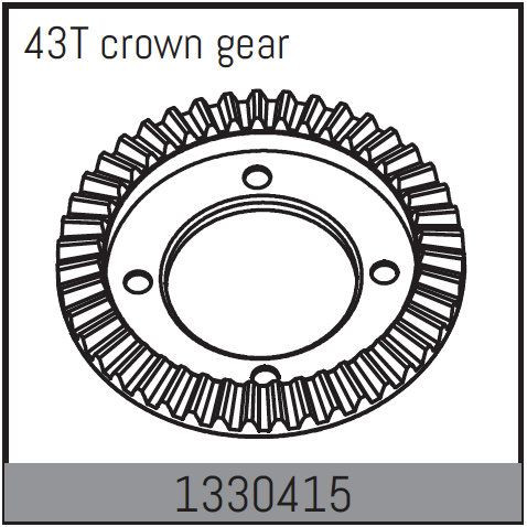 Absima 43T Crown Gear ( AB 1330415)