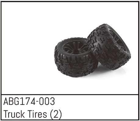 Absima Truck Wheels (2) ( AB G174-003)