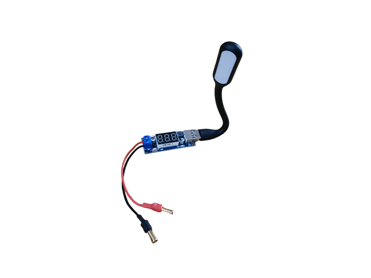 Arrowmax Portable LED Light With Voltmeter Display
