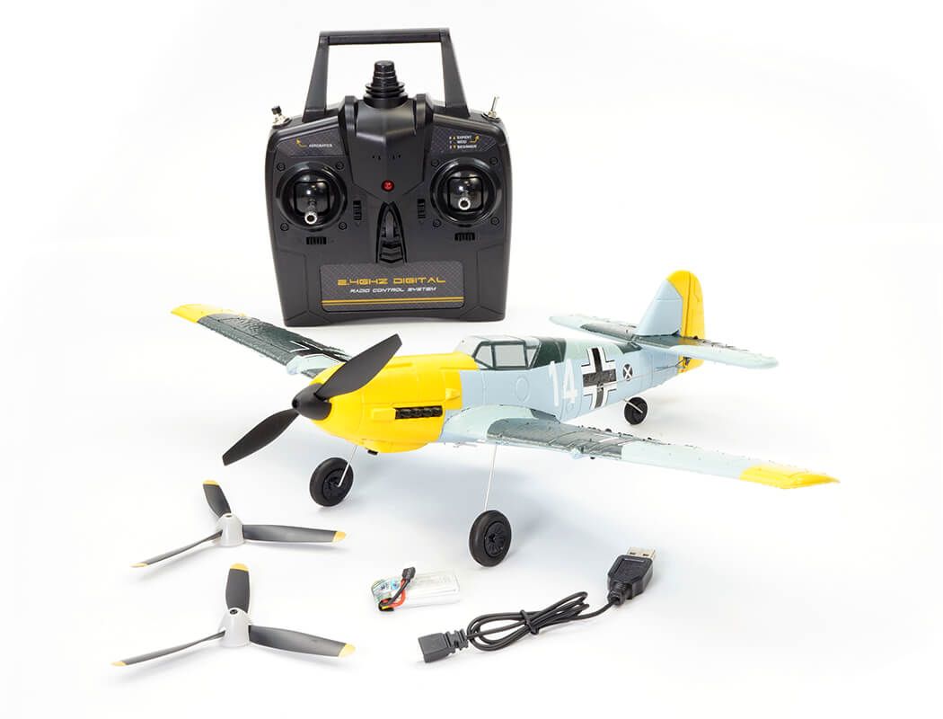 Volantex Messerschmitt BF109 4CH 400mm Brushed W/Gyro EPP RTF (V761-11)