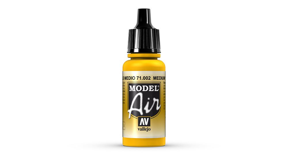 AV Vallejo Model Air 17ml - Medium Yellow (VAL002)