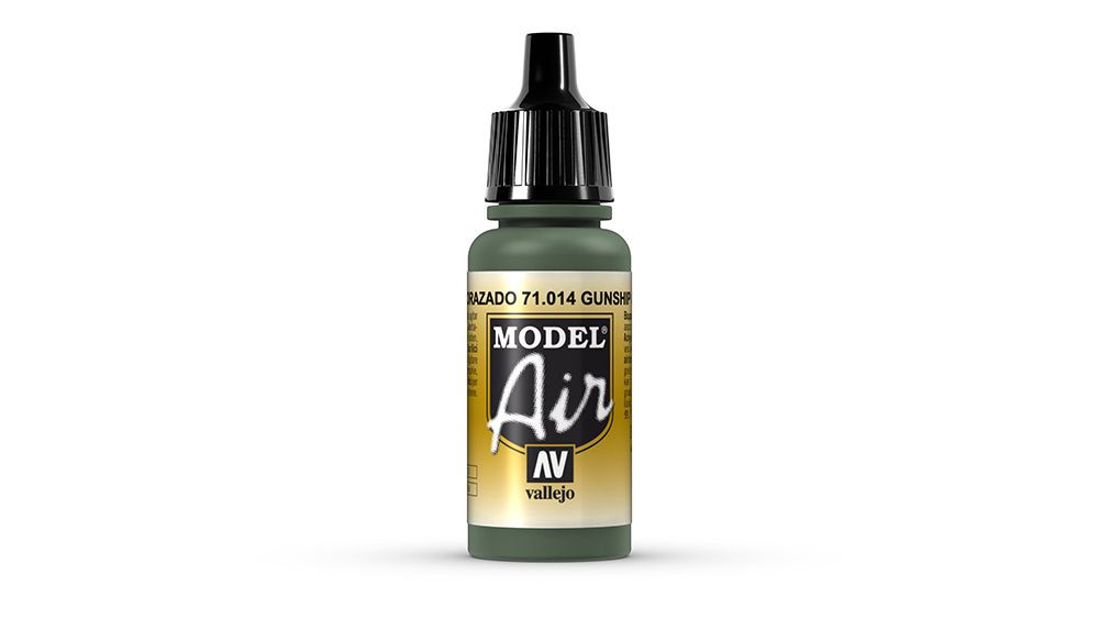AV Vallejo Model Air 17ml - Gunship Green (VAL014)