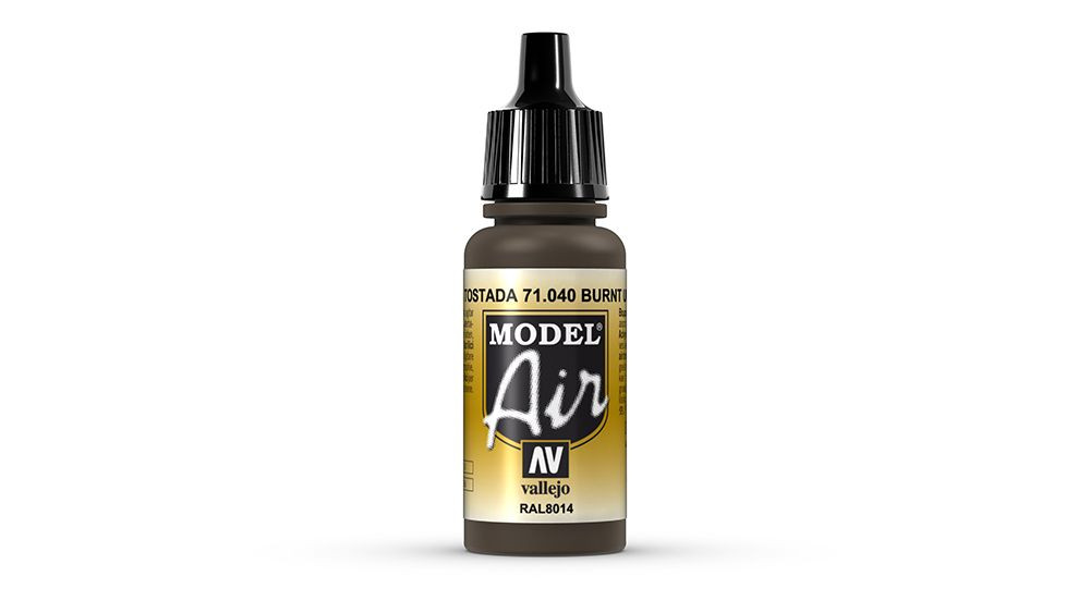 AV Vallejo Model Air 17ml - Burnt Umber (VAL040)