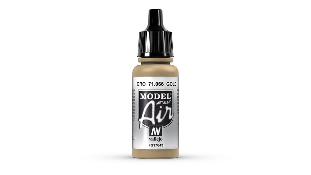AV Vallejo Model Air 17ml - Gold (Metallic) (VAL066)