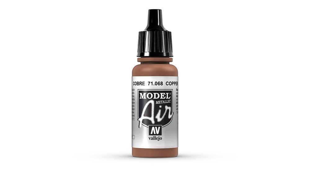 AV Vallejo Model Air 17ml - Copper (Metallic) (VAL068)