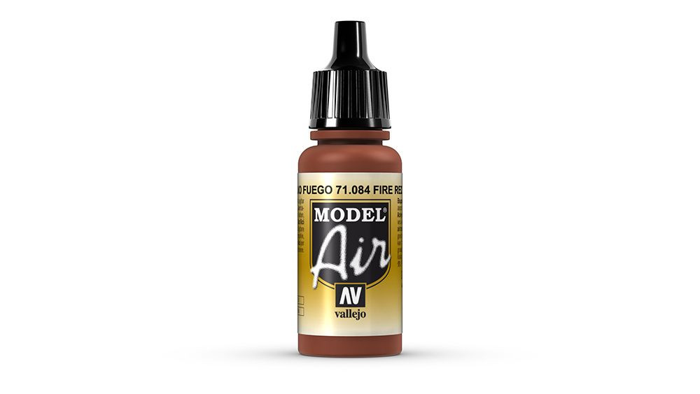 AV Vallejo Model Air 17ml - Fire Red (VAL084)