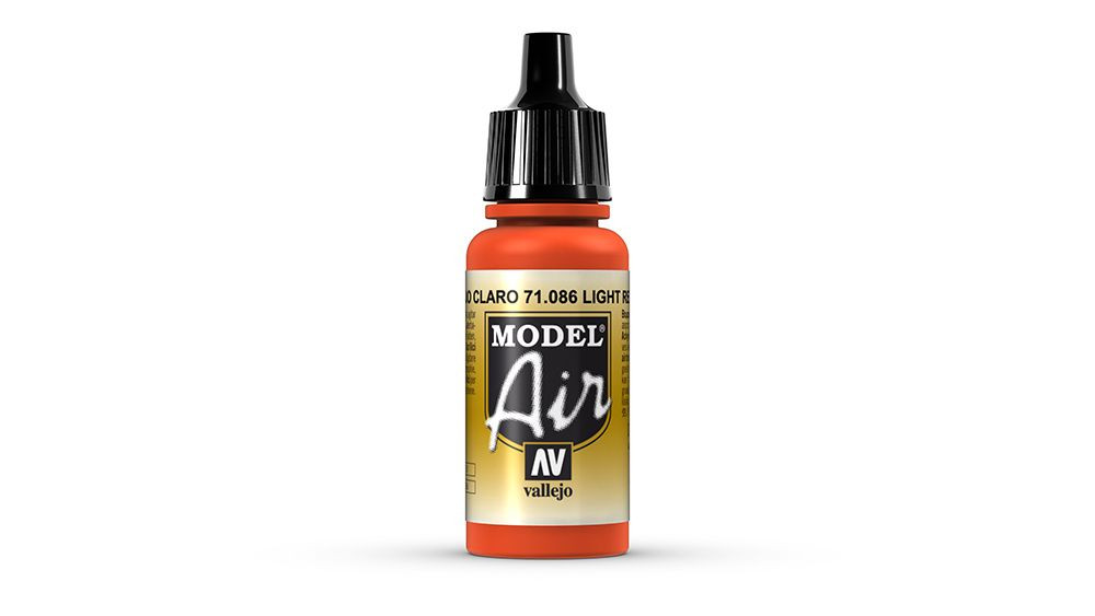 AV Vallejo Model Air 17ml - Light Red (VAL086)