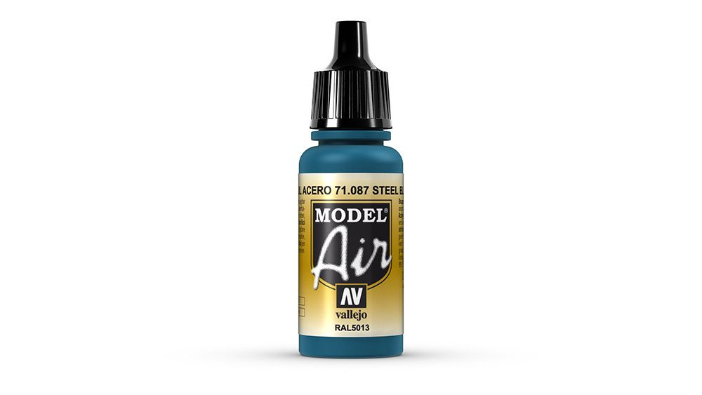 AV Vallejo Model Air 17ml - Steel Blue (VAL087)
