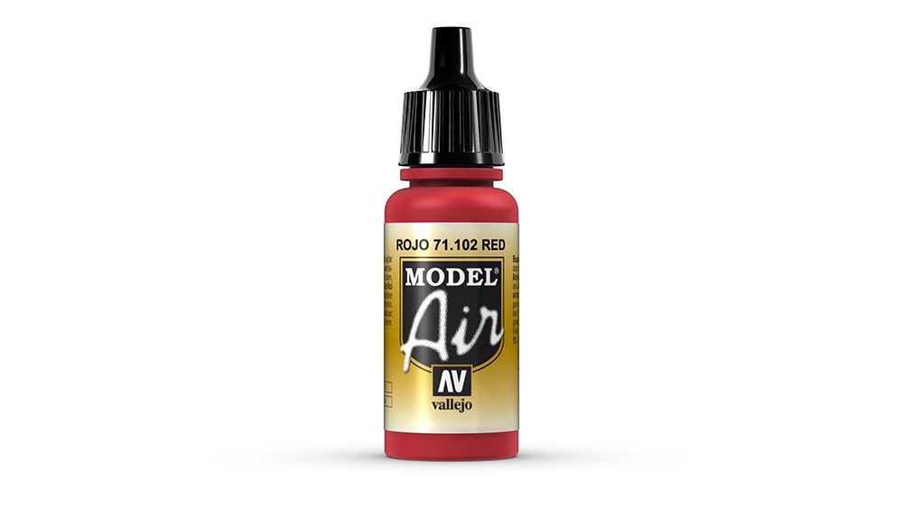 AV Vallejo Model Air 17ml - Red (VAL102)