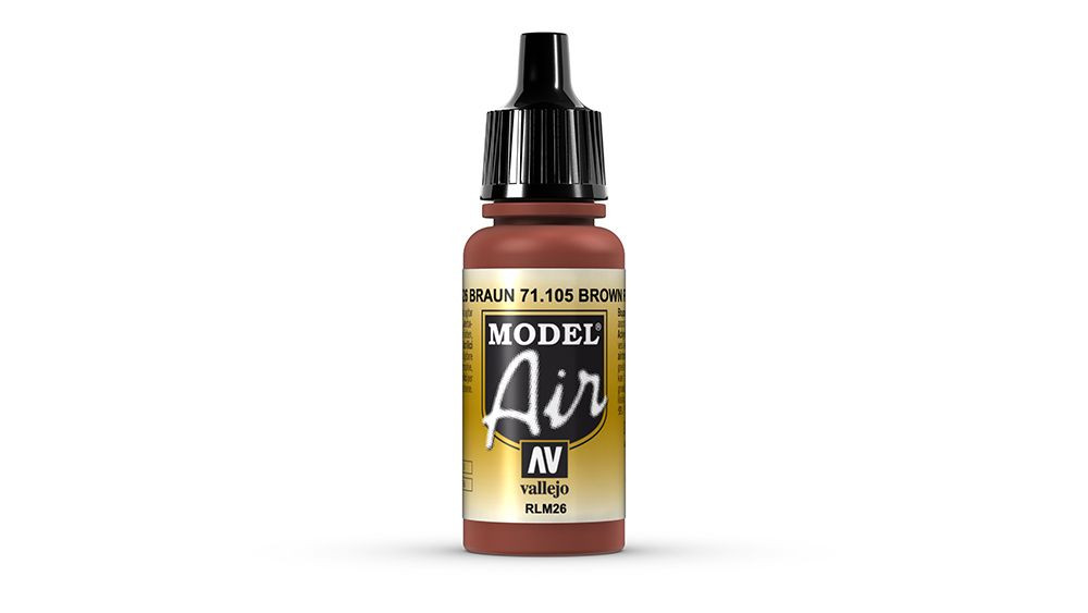 AV Vallejo Model Air 17ml - Brown (RLM 26) (VAL105)