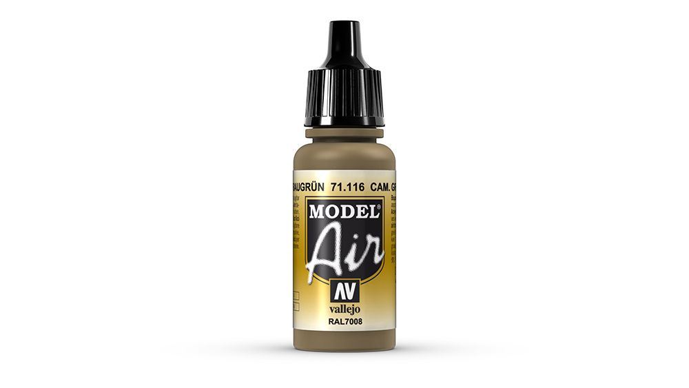 AV Vallejo Model Air 17ml - Camouflage Grey Green RAL7008 (VAL116)