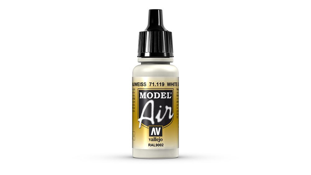 AV Vallejo Model Air 17ml - White Grey RAL9002 (VAL119)