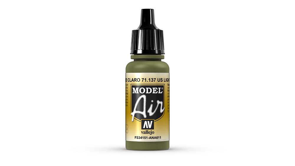 AV Vallejo Model Air 17ml - US Light Green (FS34151) (VAL137)