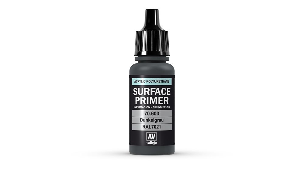 AV Polyurethane 17ml - Primer German Panzer Grey (RAL 7021) (VAL70603)