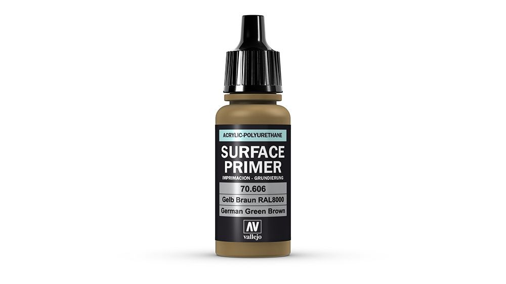 AV Polyurethane 17ml - Primer German Green Brown (RAL 8000) (VAL70606)