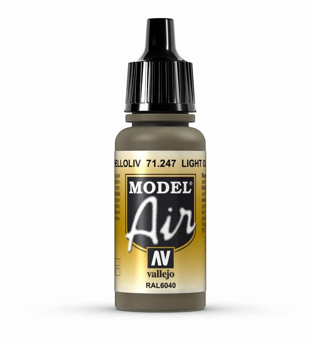 AV Vallejo Model Air 17ml - Light Olive (VAL71247)