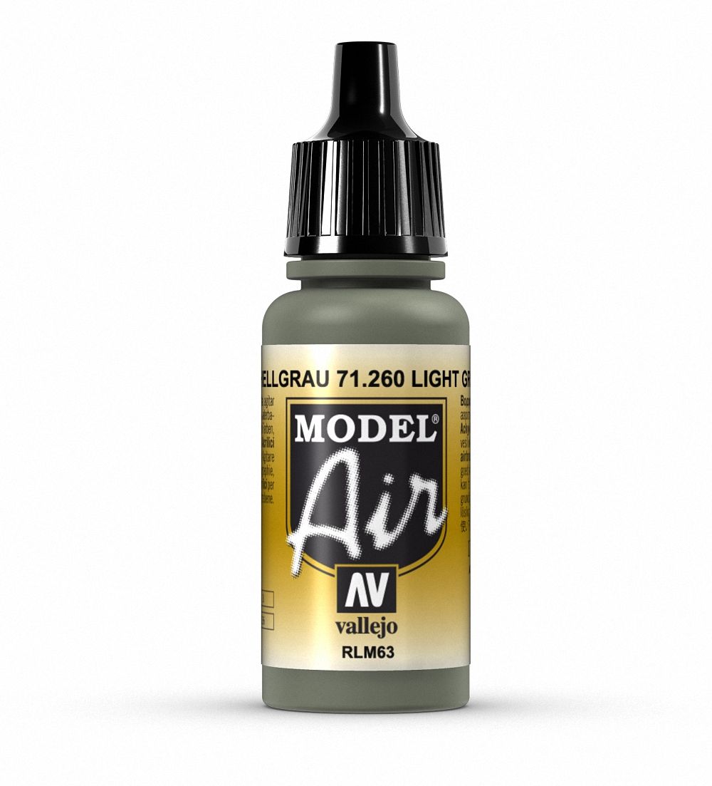 AV Vallejo Model Air 17ml - Light Grey RLM63 (VAL71260)