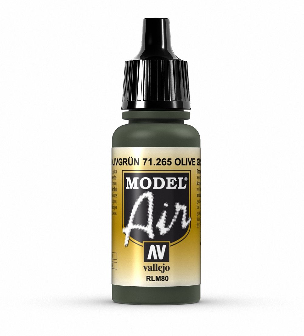 AV Vallejo Model Air 17ml - Olive Green RLM80 (VAL71265)