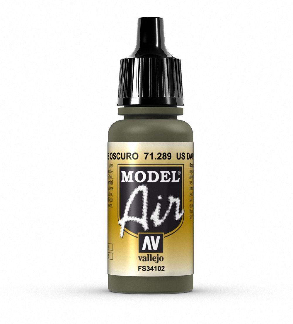AV Vallejo Model Air 17ml - Us Dark Green (VAL71289)