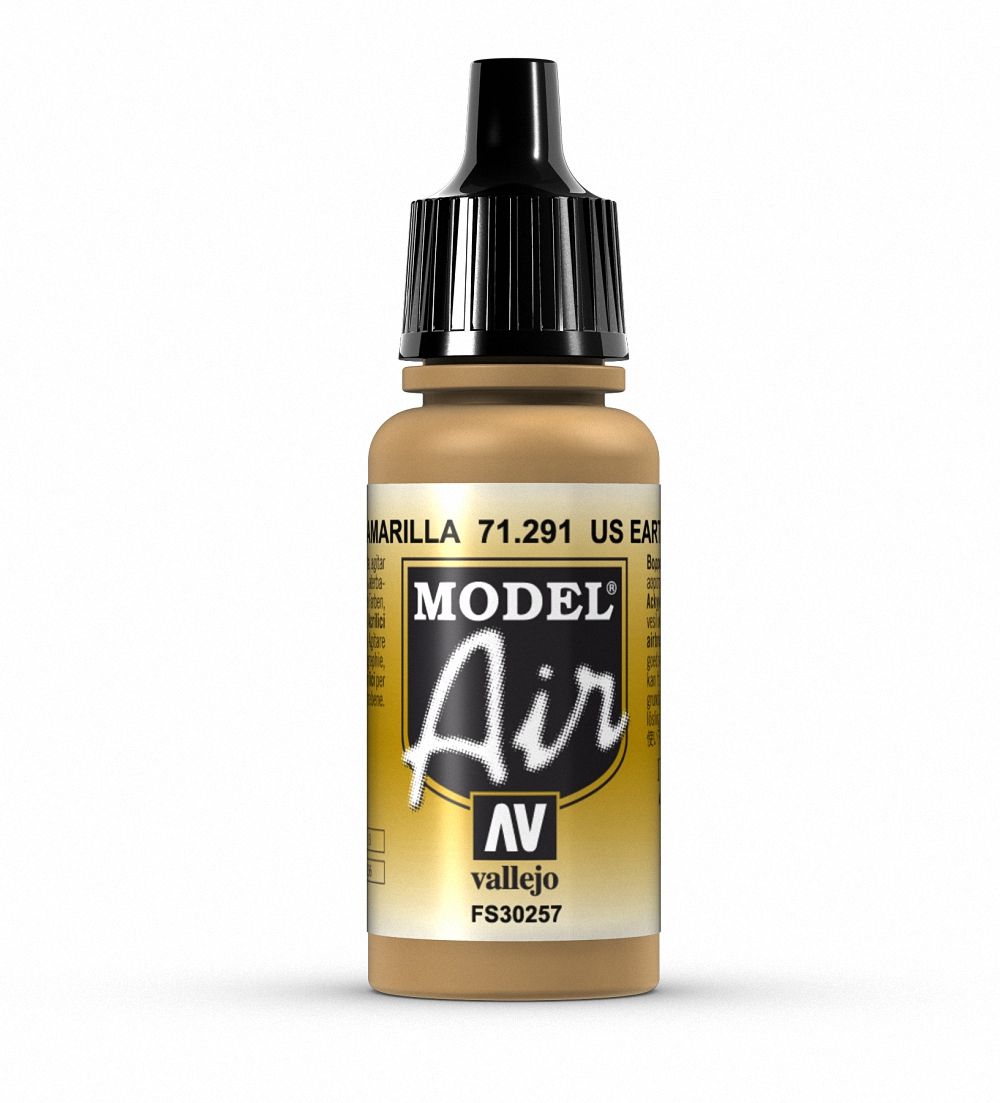 AV Vallejo Model Air 17ml - Us Earth Yellow (VAL71291)