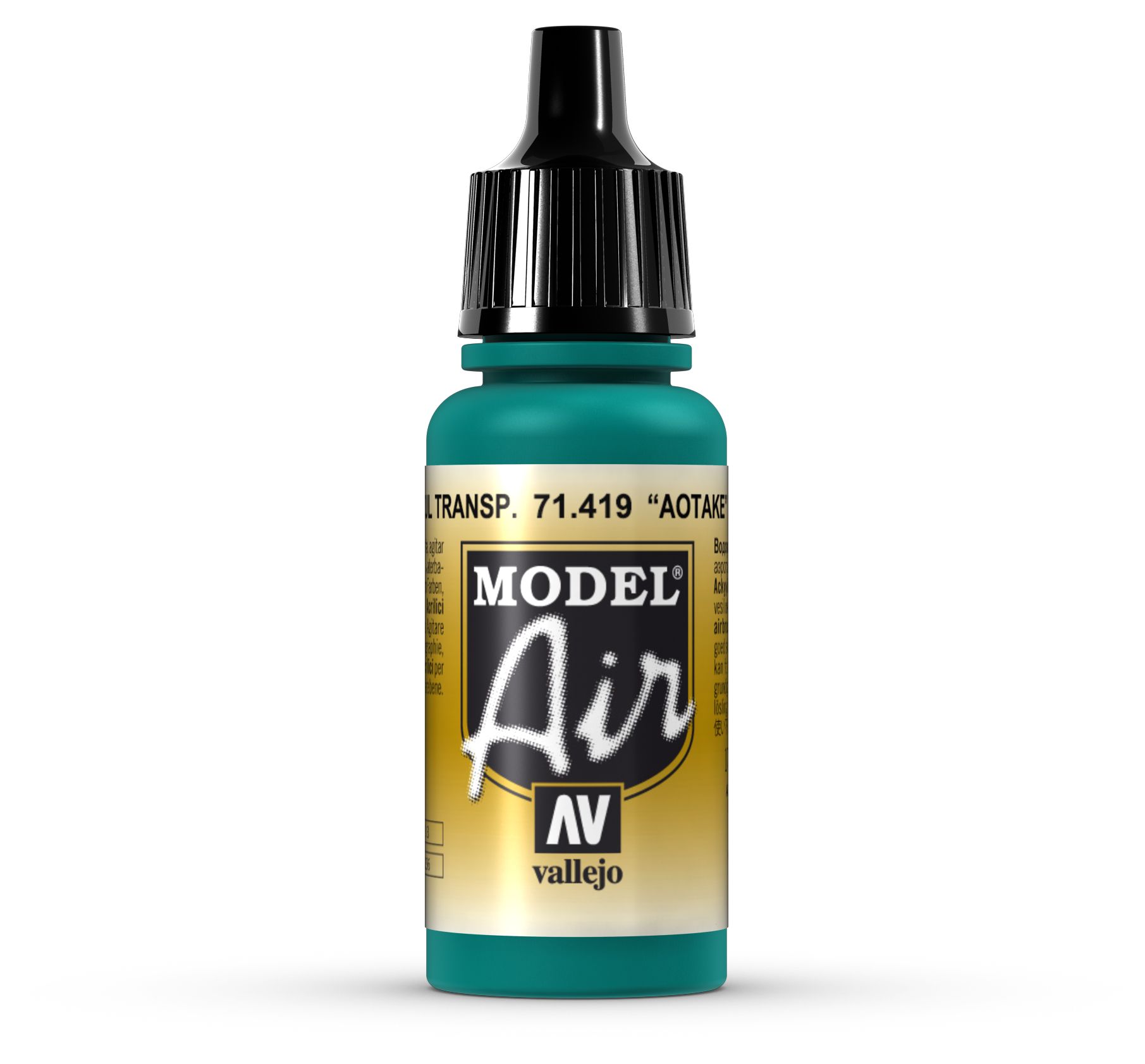 AV Vallejo Model Air 17ml - Aotake&#039; Translucent Blue (VAL71419)