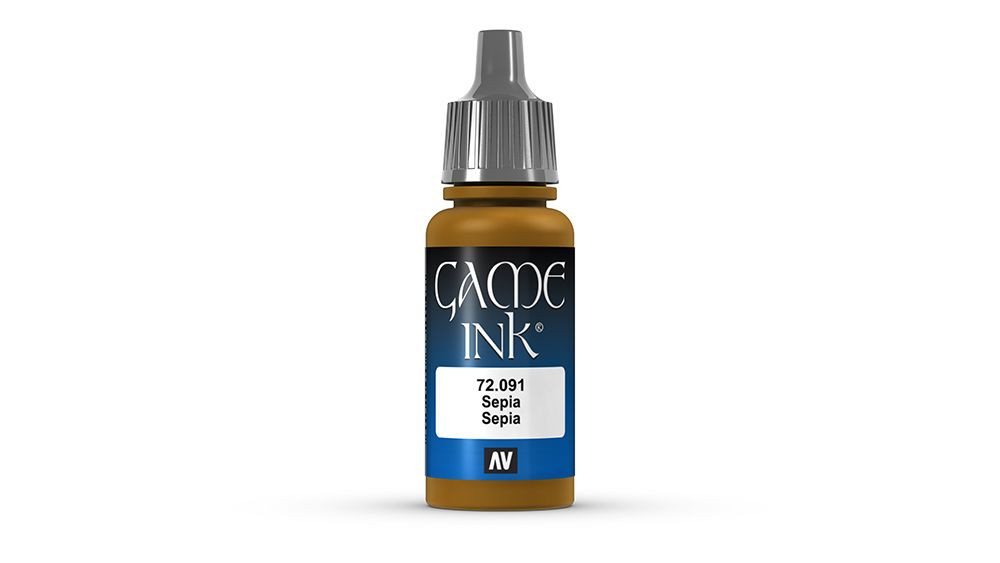 AV Vallejo Game Color Game Ink17ml - Inky Sepia (VAL72091)