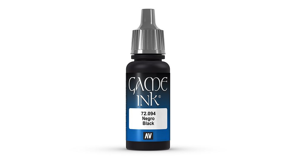 AV Vallejo Game Color Game Ink 17ml - Inky Black (VAL72094)
