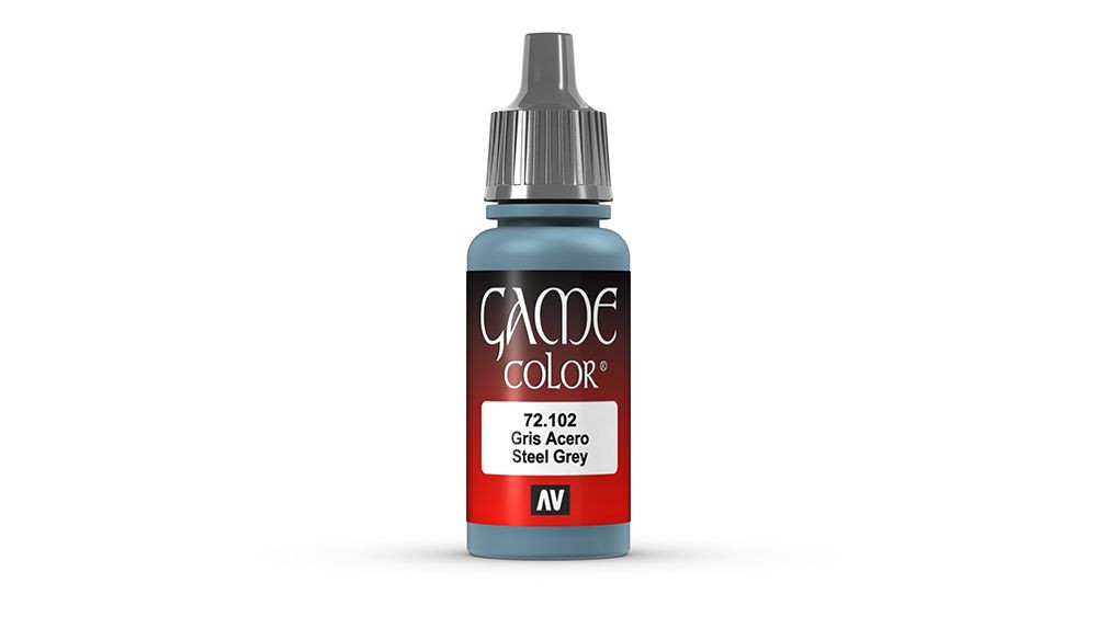 AV Vallejo Game Color 17ml - Steel Grey (VAL72102)