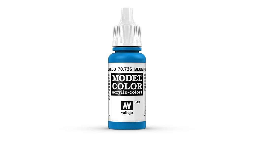 AV Vallejo Model Color 17ml - Fluorescent Blue (VAL736)