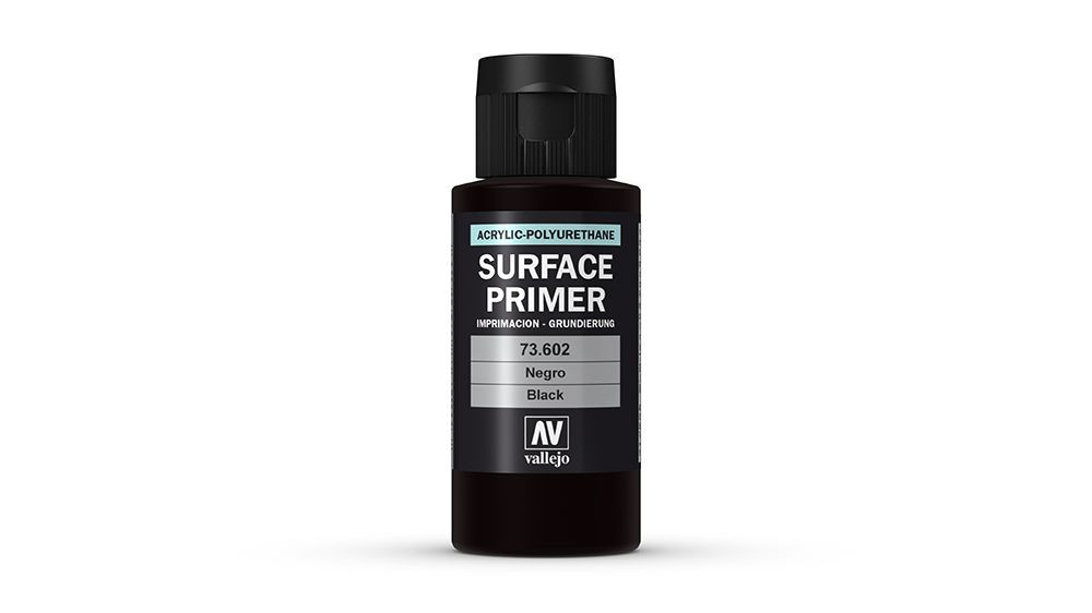 AV Vallejo Polyurethane - Primer Black 60ml (VAL73602)