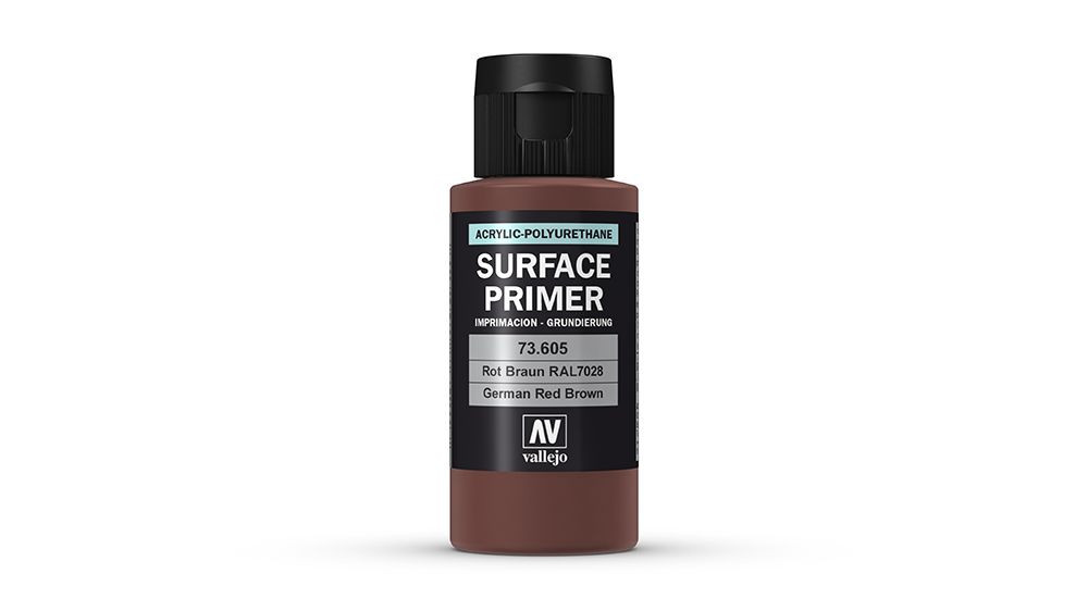 AV Vallejo Polyurethane - Primer German Red Brown (RAL 8012) 60ml (VAL73605)