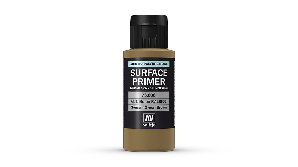 AV Vallejo Polyurethane - Primer German Green Brown (RAL 8000) 60ml (VAL73606)