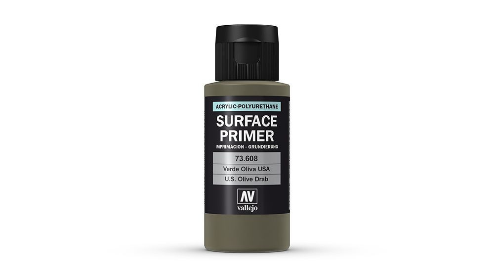 AV Vallejo Polyurethane - Primer US Olive Drab 60ml (VAL73608)