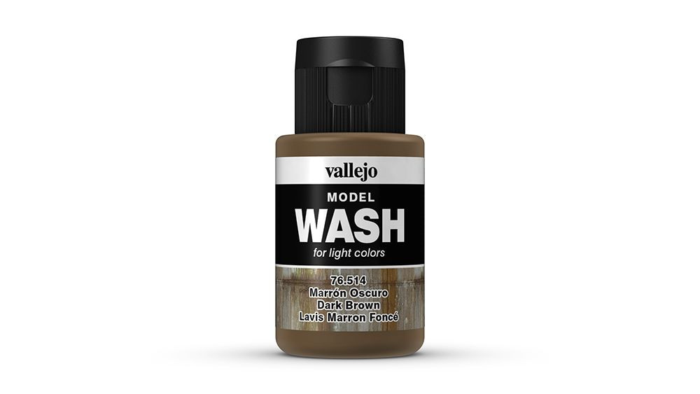 AV Vallejo Model Wash 35ml - Dark Brown Wash (VAL76514)
