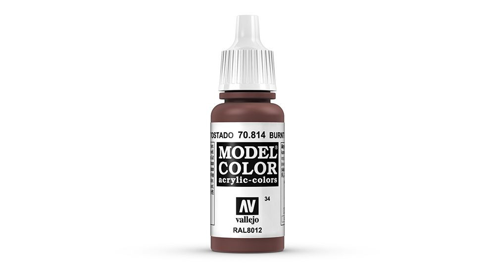 AV Vallejo Model Color 17ml - Burnt Cadmium Red (VAL814)
