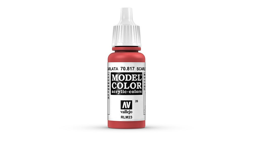 AV Vallejo Model Color 17ml - Scarlet (VAL817)