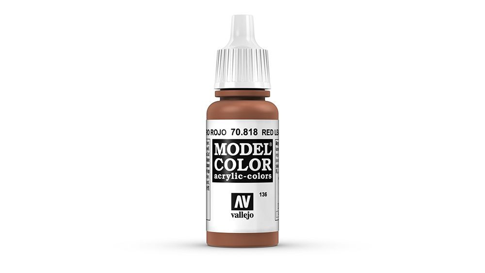 AV Vallejo Model Color 17ml - Red Leather (VAL818)