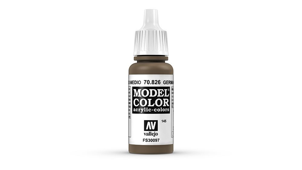 AV Vallejo Model Color 17ml - German Cam Medium Brown (VAL826)