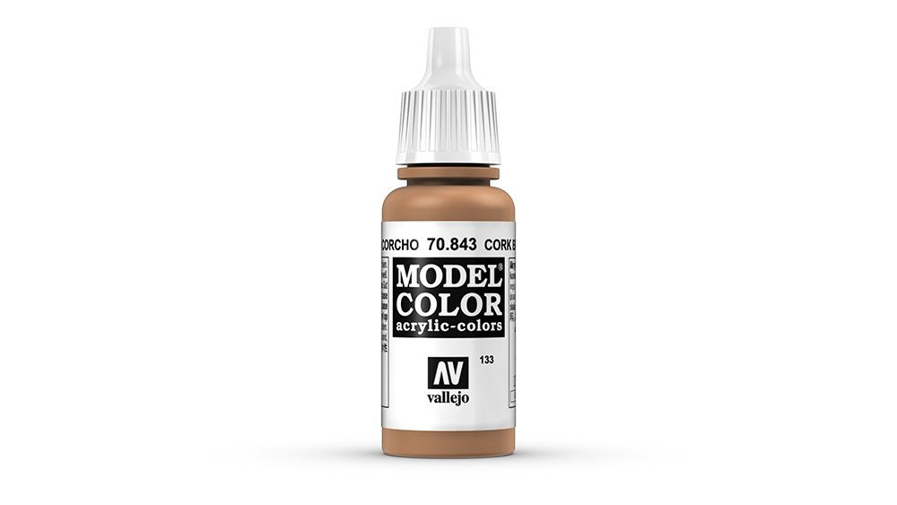 AV Vallejo Model Color 17ml - Cork Brown (VAL843)