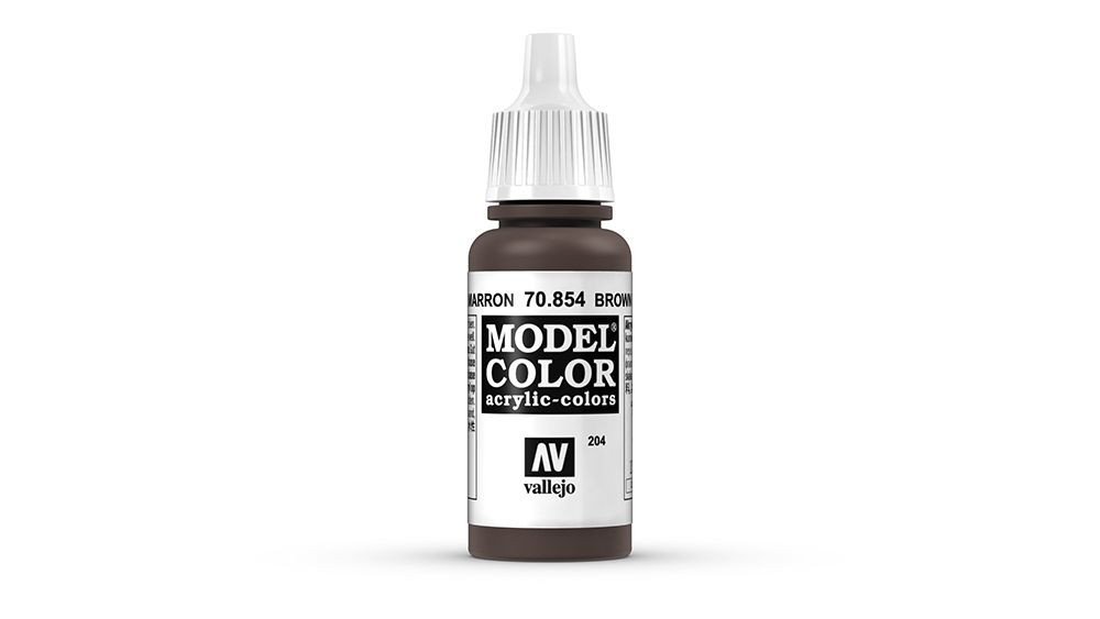 AV Vallejo Model Color 17ml - Brown Glaze (VAL854)