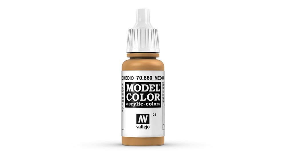 AV Vallejo Model Color 17ml - Medium Fleshtone (VAL860)