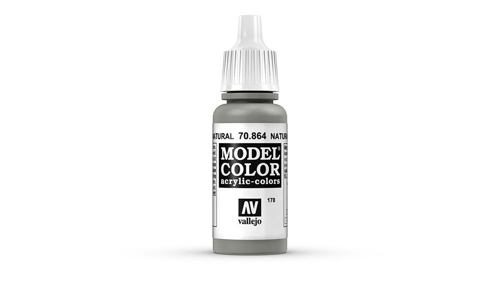 AV Vallejo Model Color 17ml - Metallic Natural Steel (VAL864)