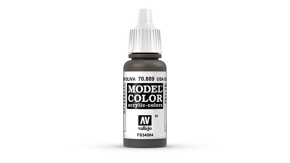 AV Vallejo Model Color 17ml - Olive Brown (VAL889)