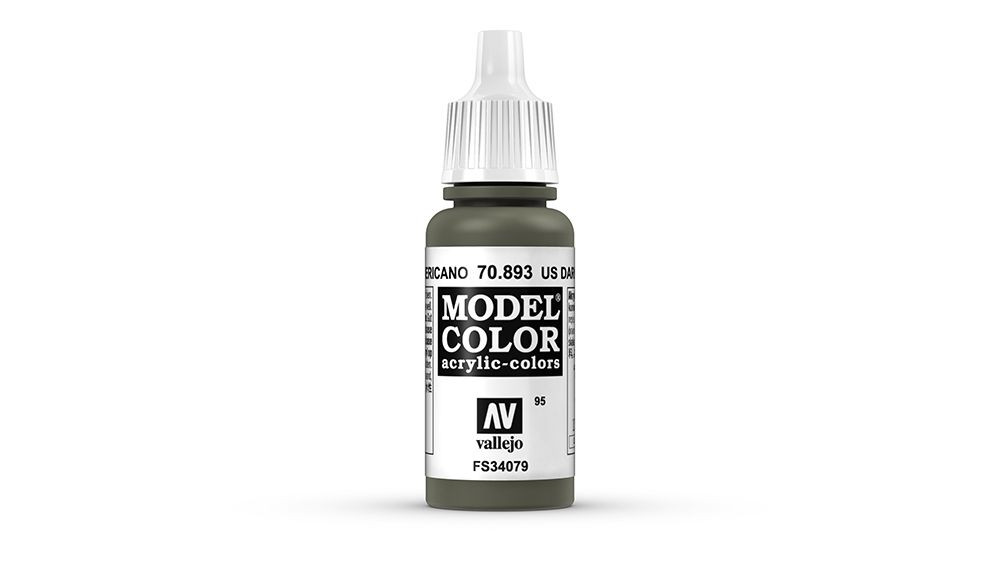 AV Vallejo Model Color 17ml - US Dark Green (VAL893)