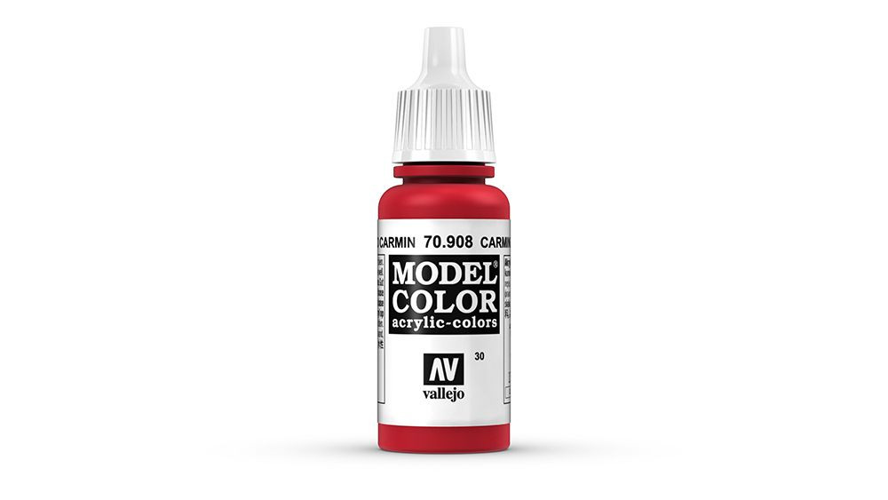 AV Vallejo Model Color 17ml - Carmine Red (VAL908)