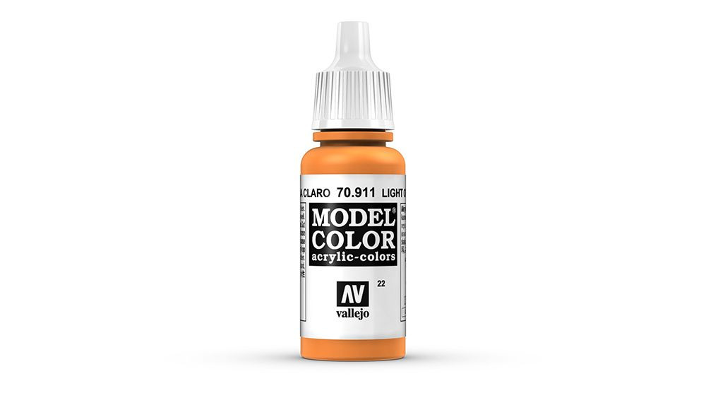 AV Vallejo Model Color 17ml - Light Orange (VAL911)