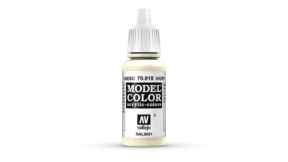 AV Vallejo Model Color 17ml - Ivory (VAL918)