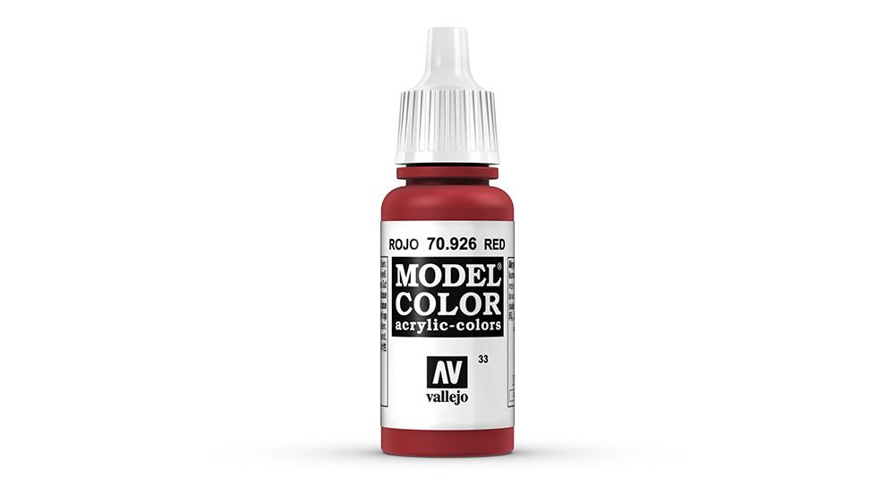 AV Vallejo Model Color 17ml - Red (VAL926)