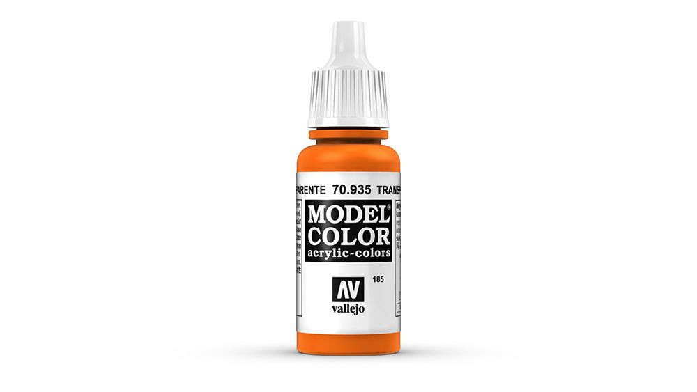 AV Vallejo Model Color 17ml - Transparent Orange (VAL935)