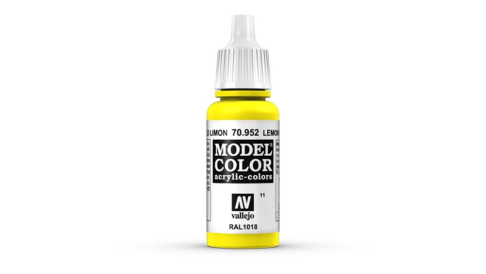 AV Vallejo Model Color 17ml - Lemon Yellow (VAL952)